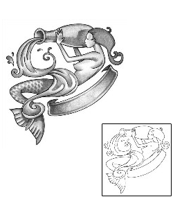 Mermaid Tattoo Miscellaneous tattoo | ANF-00013