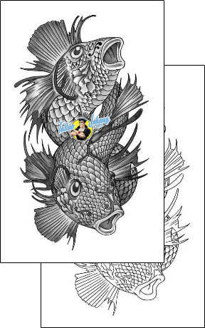 Fish Tattoo marine-life-fish-tattoos-anibal-anf-00021