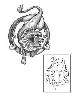 Lion Tattoo Animal tattoo | ANF-00040
