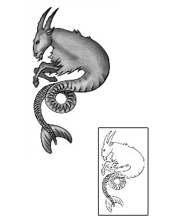 Capricorn Tattoo Zodiac tattoo | ANF-00053