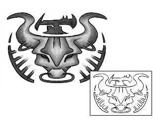 Zodiac Tattoo Taurus tattoo | ANF-00061