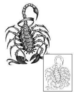 Scorpio Tattoo Zodiac tattoo | ANF-00071