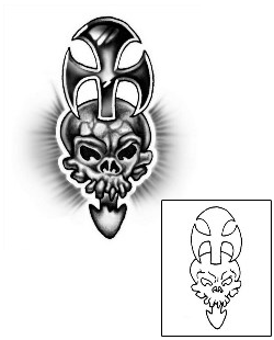 Cross Tattoo Religious & Spiritual tattoo | ANF-00077
