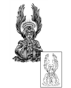 Angel Tattoo Religious & Spiritual tattoo | ANF-00101