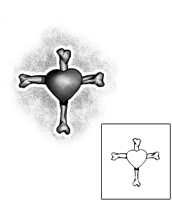 Heart Tattoo Religious & Spiritual tattoo | ANF-00118