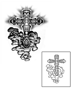 Cross Tattoo Religious & Spiritual tattoo | ANF-00122
