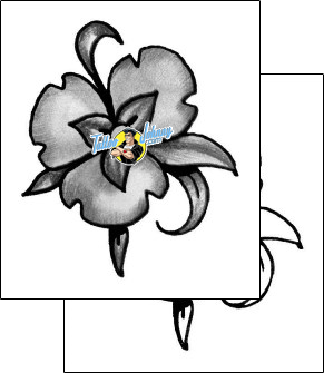 Flower Tattoo plant-life-flowers-tattoos-anibal-anf-00136