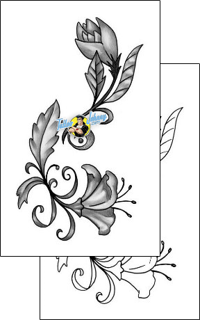 Flower Tattoo plant-life-flowers-tattoos-anibal-anf-00138