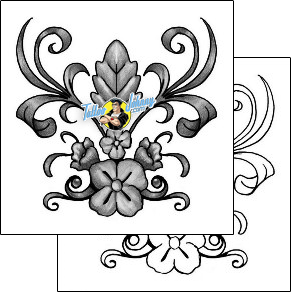 Flower Tattoo plant-life-flowers-tattoos-anibal-anf-00148