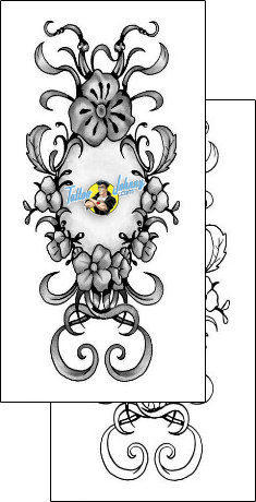 Flower Tattoo plant-life-flowers-tattoos-anibal-anf-00151