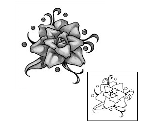 Flower Tattoo Plant Life tattoo | ANF-00153