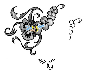 Flower Tattoo plant-life-flowers-tattoos-anibal-anf-00155