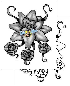Flower Tattoo plant-life-flowers-tattoos-anibal-anf-00164