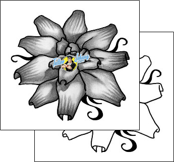 Flower Tattoo plant-life-flowers-tattoos-anibal-anf-00176