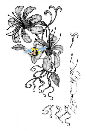 Flower Tattoo plant-life-flowers-tattoos-anibal-anf-00180