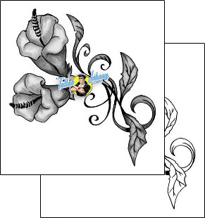 Flower Tattoo plant-life-flowers-tattoos-anibal-anf-00184