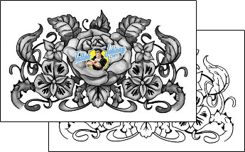 Flower Tattoo for-women-lower-back-tattoos-anibal-anf-00193
