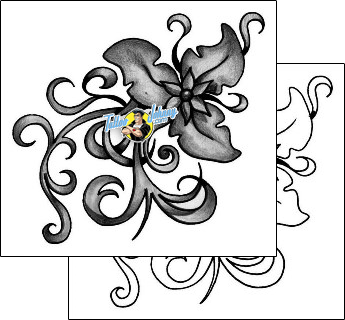 Flower Tattoo plant-life-flowers-tattoos-anibal-anf-00198