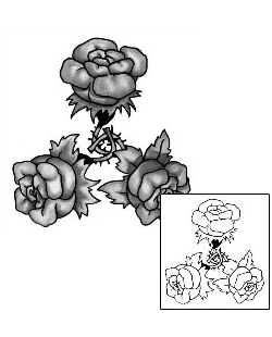 Flower Tattoo Plant Life tattoo | ANF-00207