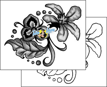 Flower Tattoo plant-life-flowers-tattoos-anibal-anf-00216