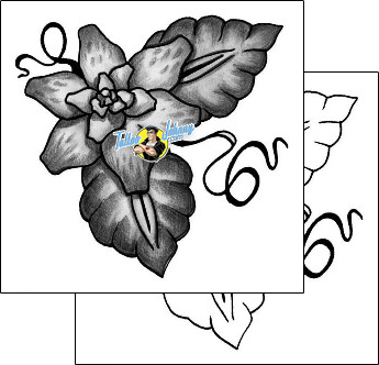 Flower Tattoo plant-life-flowers-tattoos-anibal-anf-00223
