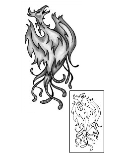 Fire – Flames Tattoo Mythology tattoo | ANF-00242