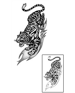 Tiger Tattoo Animal tattoo | ANF-00244