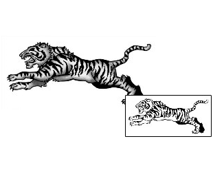 Tiger Tattoo Animal tattoo | ANF-00247