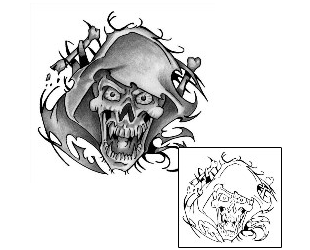 Evil Tattoo Horror tattoo | ANF-00271