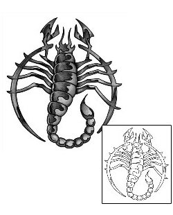 Scorpio Tattoo Zodiac tattoo | ANF-00307