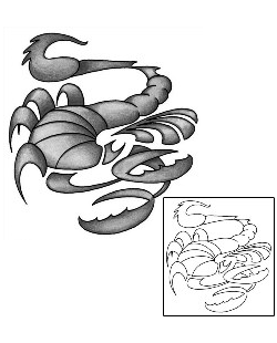 Scorpio Tattoo Zodiac tattoo | ANF-00324