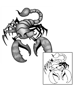 Scorpio Tattoo Zodiac tattoo | ANF-00334