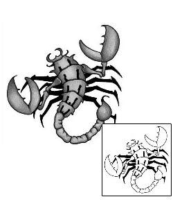 Scorpio Tattoo Zodiac tattoo | ANF-00336