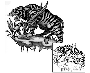 Tiger Tattoo Animal tattoo | ANF-00348