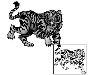 Tiger Tattoo Animal tattoo | ANF-00351