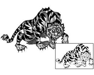 Tiger Tattoo Animal tattoo | ANF-00354