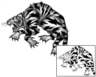 Tiger Tattoo Animal tattoo | ANF-00359