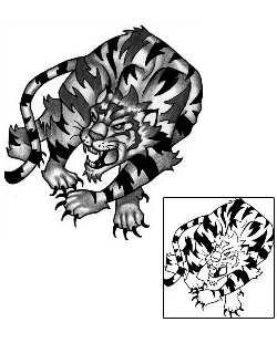 Tiger Tattoo Animal tattoo | ANF-00360