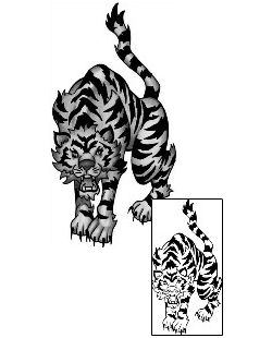 Tiger Tattoo Animal tattoo | ANF-00362