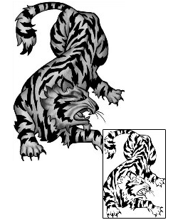 Tiger Tattoo Animal tattoo | ANF-00363