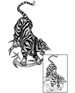 Tiger Tattoo Animal tattoo | ANF-00375