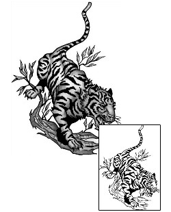 Tiger Tattoo Animal tattoo | ANF-00377