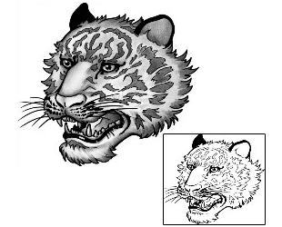 Tiger Tattoo Animal tattoo | ANF-00381
