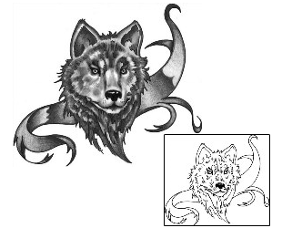 Wolf Tattoo Miscellaneous tattoo | ANF-00392