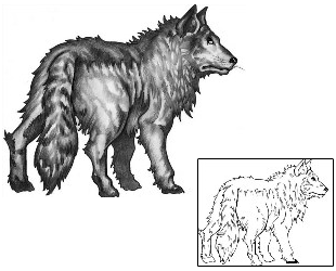 Wolf Tattoo Animal tattoo | ANF-00399
