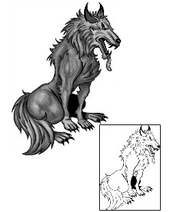 Wolf Tattoo Animal tattoo | ANF-00405