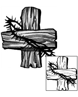 Cross Tattoo Religious & Spiritual tattoo | ANF-00540