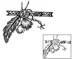 Native American Tattoo Specific Body Parts tattoo | ANF-00557