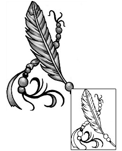 Feather Tattoo Miscellaneous tattoo | ANF-00564