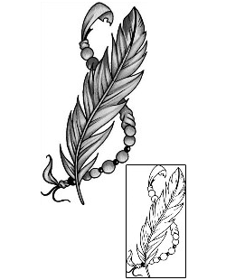 Feather Tattoo Design ANF-00585 | TattooJohnny.com